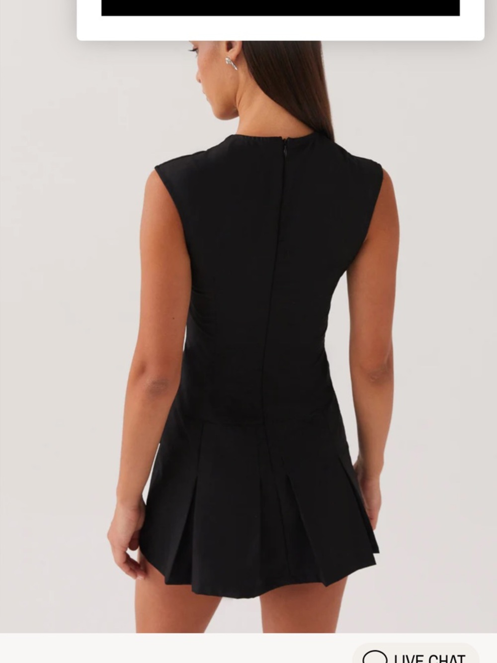 Peppermayo Cassia Mini Dress - Black size 8 - Picture 4 of 4